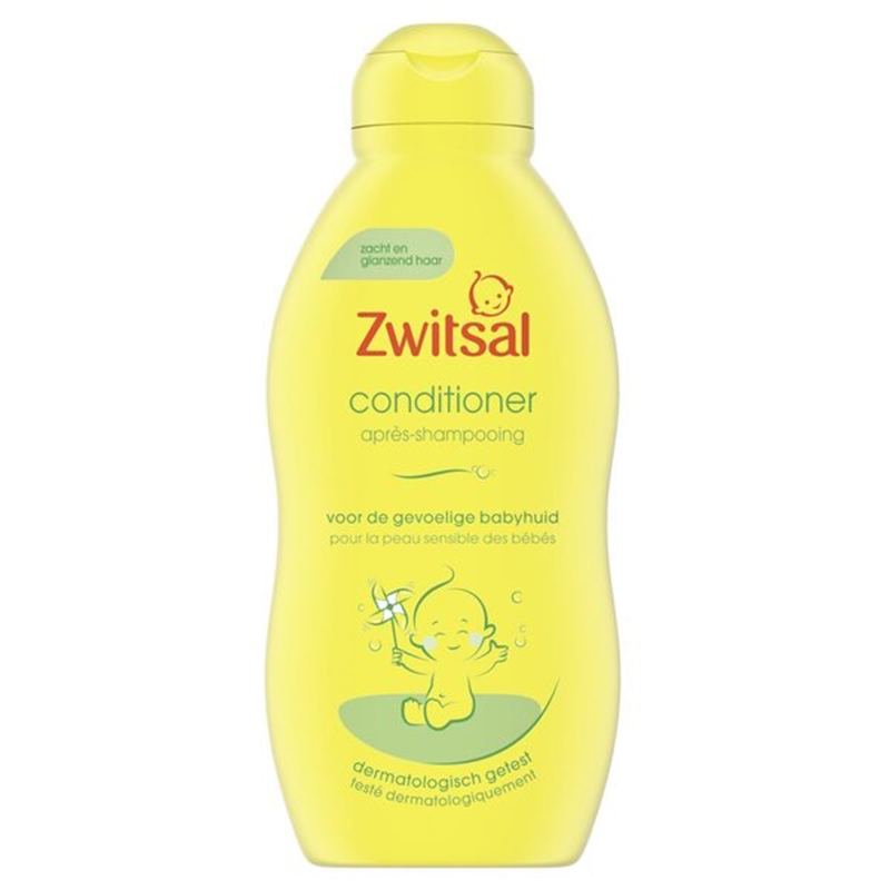 三瓶装 荷兰进口Zwitsal瑞莎婴幼儿护发素200ml*3 - 图0