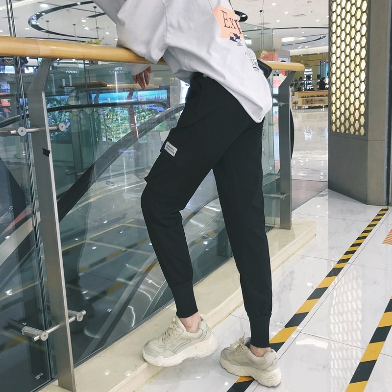 。休闲裤女工装裤高腰145工体裤裤 雪眉灵休闲裤