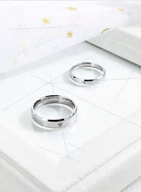 New jewelry stainless steel diamond ring diamond ring men wo