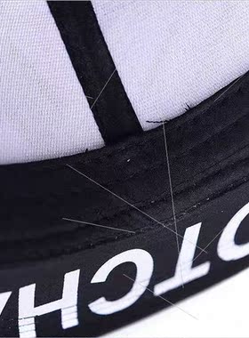 Korea flat brim set dance cap men women W gold thread five-s