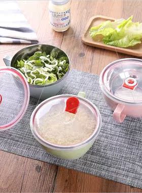 Stainless Steel Double Layer Noodle Bowl Wh d Plastic Noodle