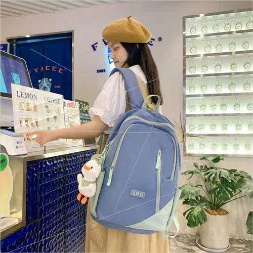 HK large-capacy student schoolbag Spring new Korean sports w - 图0