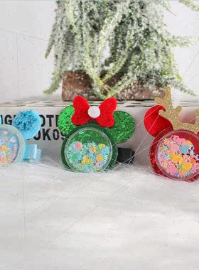 Christmas children hair accessories cute Mickey Mouse head a