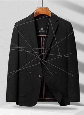 Spring Autumn Woolen Jacket Middle-aged elderly men single s