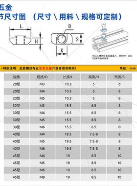 240pcs boxed-3 sizes-EU T-nut slider nut wh+wrench set