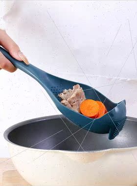 Kchen funnel long handle high temperature resistant draining