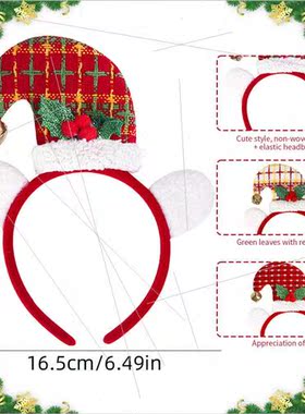 New Christmas hair bands head buttons children adult party d