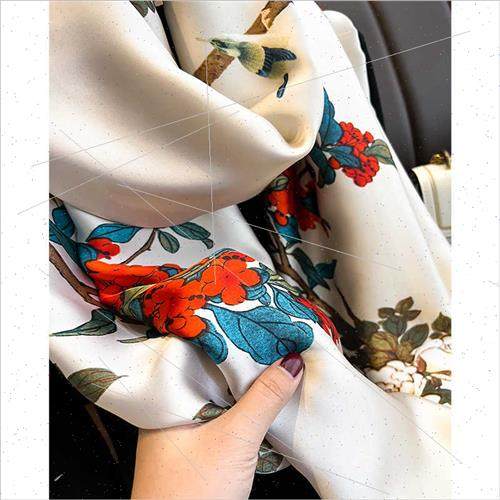 lk scarf women fall winter large long scarf Yangqi fashion-图2