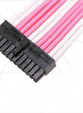 Computer accessories motherboard 24P nylon braided mesh exte