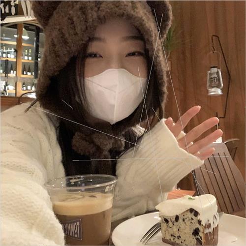 2023 Korean  tie rope cute bear ears plush hat female fall w - 图1