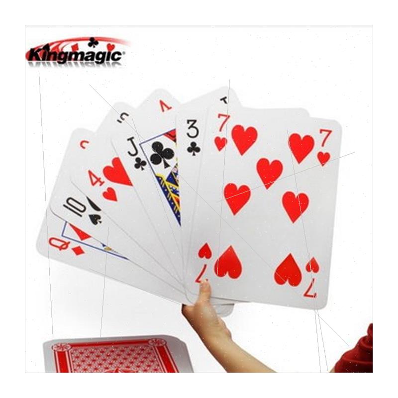 G1537 Juggling big cards (A4 big poker) kingmagic  props mag - 图2