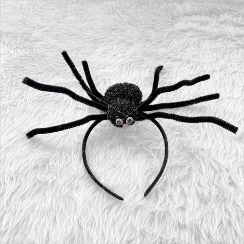 Halloween spider headdress black hair bEaster new personaliz-图1