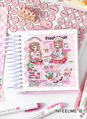Cute honey stickers Korea ins cartoon characters handbook go
