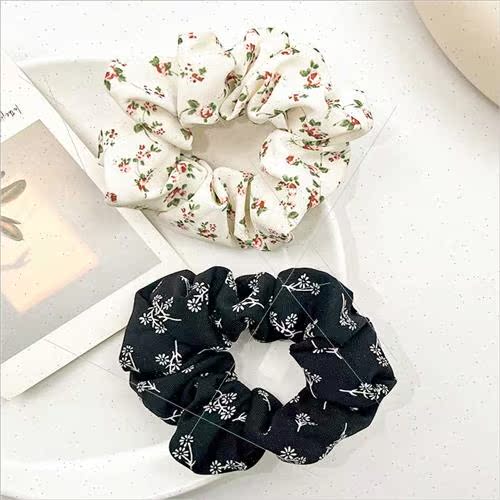 French small fresh broken flowers large intestine hair bfema - 图0