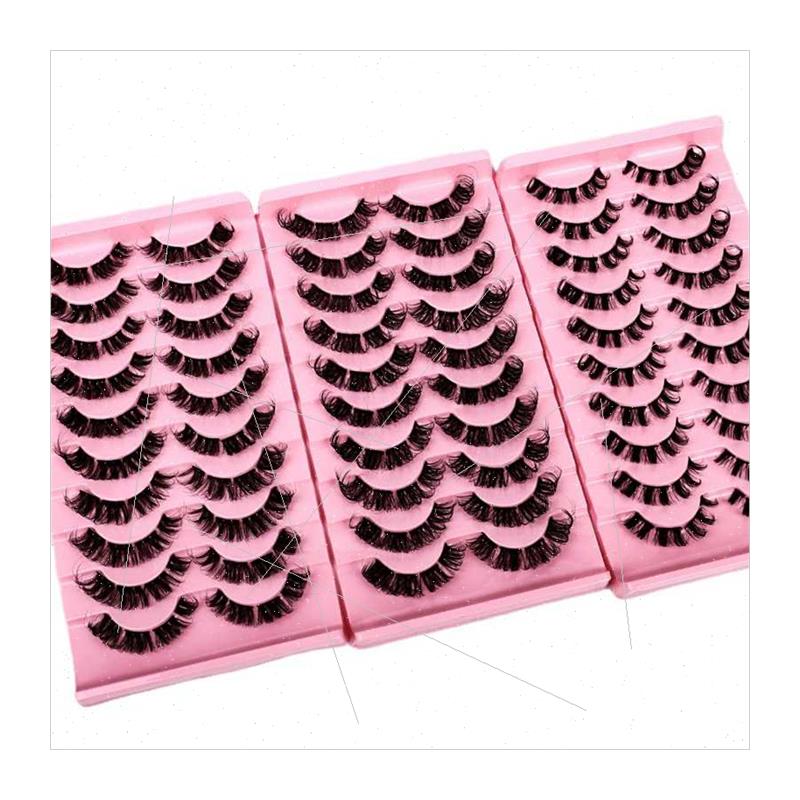 New DD Curl Segmented Russian Volume Eyelashes Europe Natura - 图3