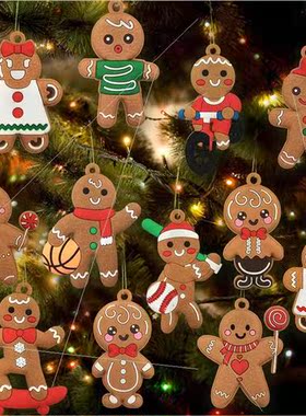 Christmas Hangings New Gingerbread Man Hanging Decoration Te