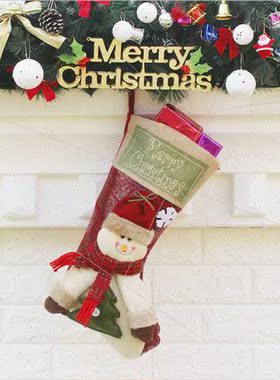 New Christmas socks gift bags Christmas decorations large up