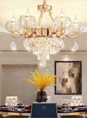 crystal chandelier atmosphere living room light 2022 new vil
