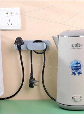 Multi-functional cell phone charging plug fixer sticky hook