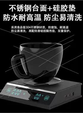 New HCoffee Scale 3KG Timer Kchen Scale Black wh licone Mat