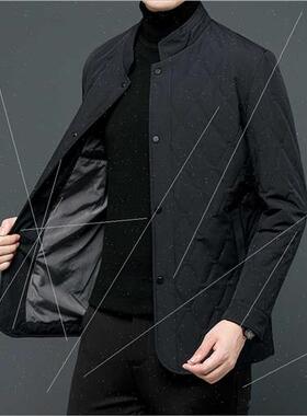 Feather cotton jacket men cotton jacket mulberry silk high-e