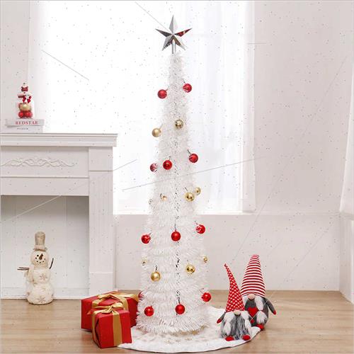 New Products Christmas Decoration Retractable Folding Woolen - 图1