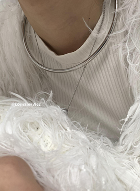 LONGLSN质感小众叠穿项链项圈