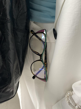 LONSLANACC复古猫眼时髦眼镜