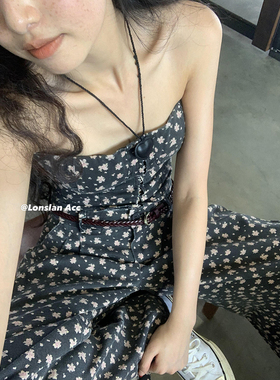 LONSLANACC黑色布料爱心项链