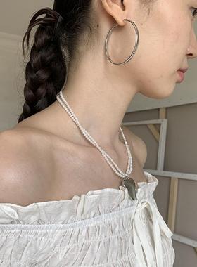 LONSLANACC时髦叠层珍珠项链