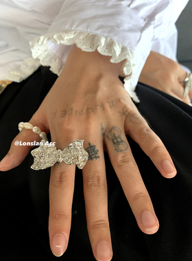 LonslanAcc大蝴蝶结吸睛指环
