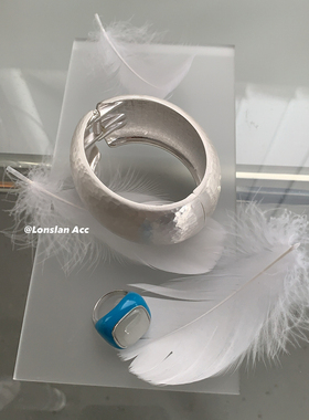 LONSLANACC小众质感纹理手镯