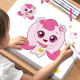 Wonderful and cute coloring book for children aged 2-3-6 years old, baby early education enlightenment painting book, graffiti coloring book