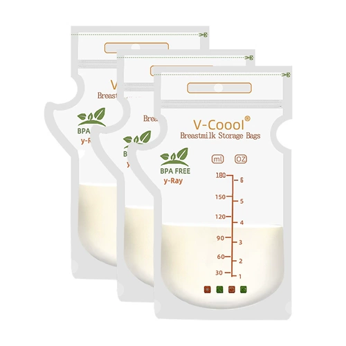 Ёмкость для хранения молока, охлаждаемая сумка для заморозки, 180 мл, 30 штук