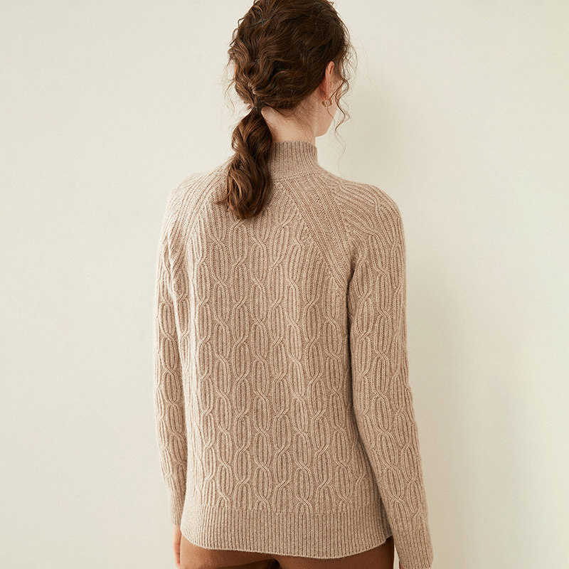 欧阿玛施2020秋冬羊绒衫亲肤打底衫 欧阿玛施女装毛针织衫