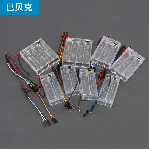 杜邦线电池盒 5号干电池电源盒带插接线3v4.5v6v DIY电子电路配件 - 图3