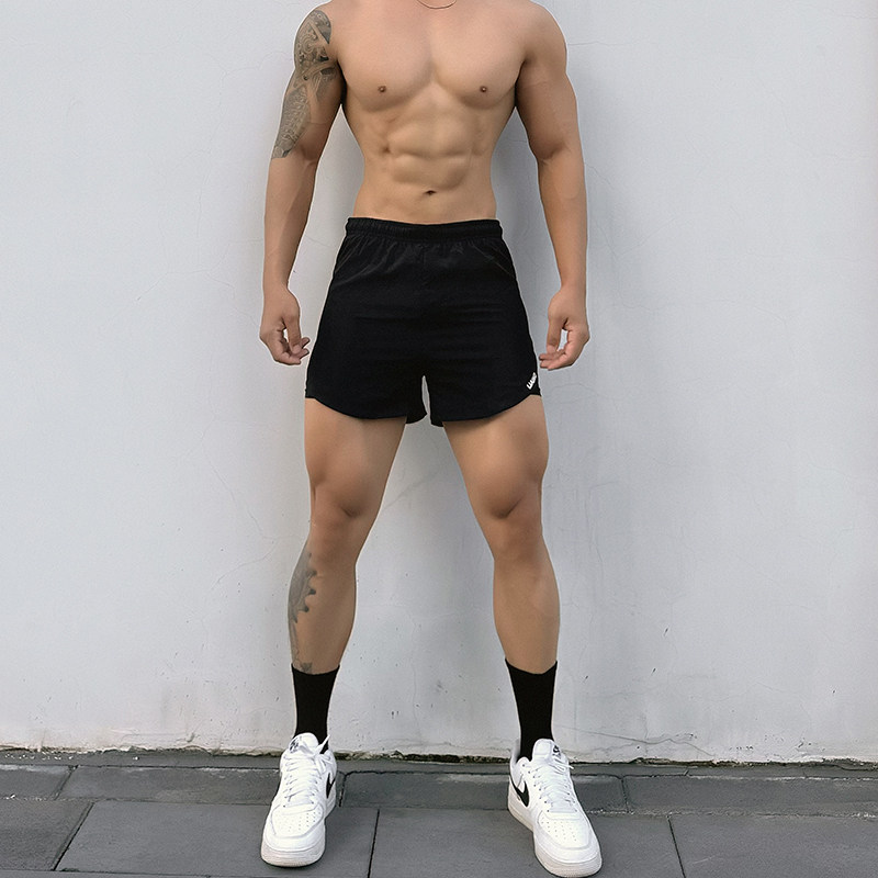 uawo夏季男士三分裤速干透气双层跑步休闲薄款健身带内衬运动短裤,淘宝优惠券,粉丝福利购,淘宝优惠卷