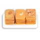 Nut biscuits, almond coconut flakes, cashew biscuits, individually packaged New Year cookies, snack foods
