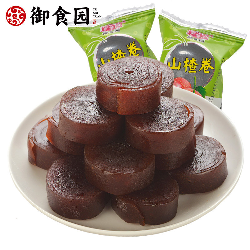 御食园山楂卷500g北京特产丝美食 御食园泽浩通山楂类制品