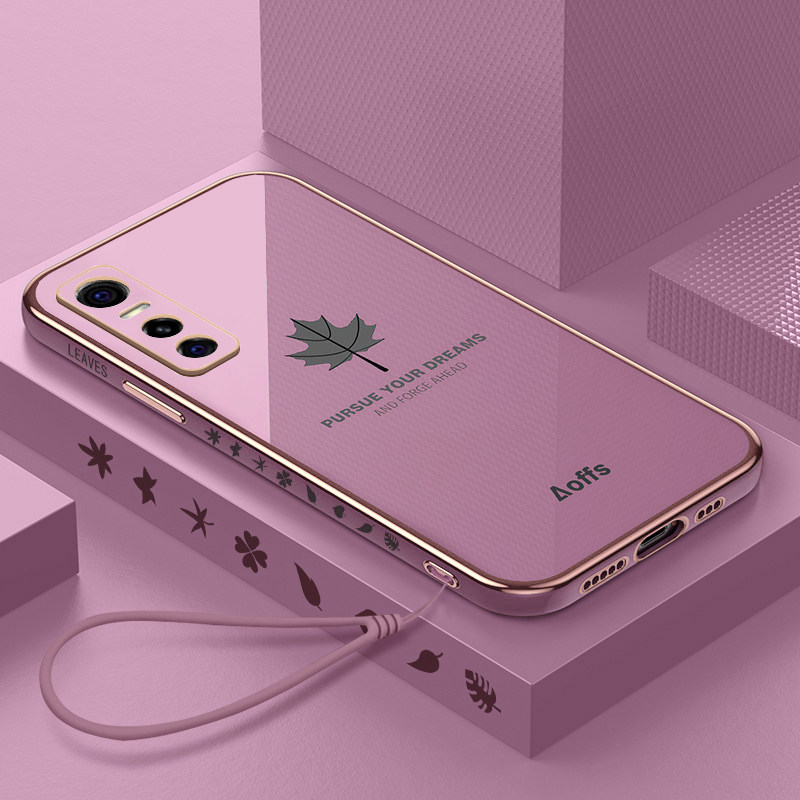 Suitable for vivoS7e silicone mobile phone case with tempered film