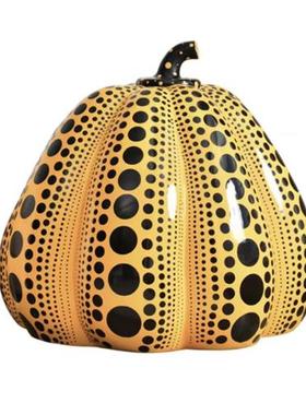 波点南瓜大摆件草间弥生大型玻璃钢雕塑商场民宿网红店铺落地装饰