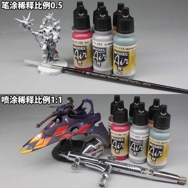 Tianyi Model Spanish AV Gundam Figure Model Colored Water-based Paint Spray Paint 71051-71107