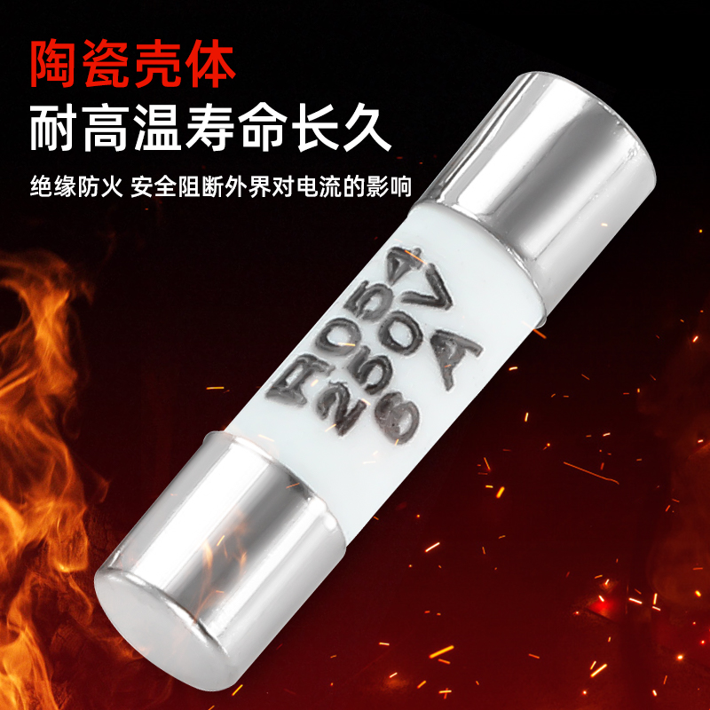 RO55陶瓷保险丝管R054 5X25熔断器熔芯R058 6x30 1A2A5A6A10A20A - 图2