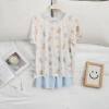 Sweet lady's milk silk home clothes set