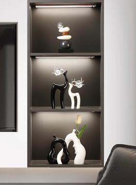 时至运来摆件客厅电视柜酒柜玄关轻奢高档高级感家居装饰品办公室