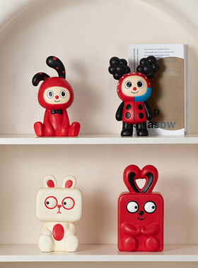 奶油风摆件客厅电视柜装饰品入户玄关酒柜高级感小众网红家居摆设