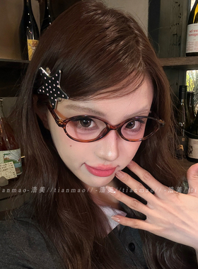 韩系波点星星鸭嘴夹甜美刘海边夹