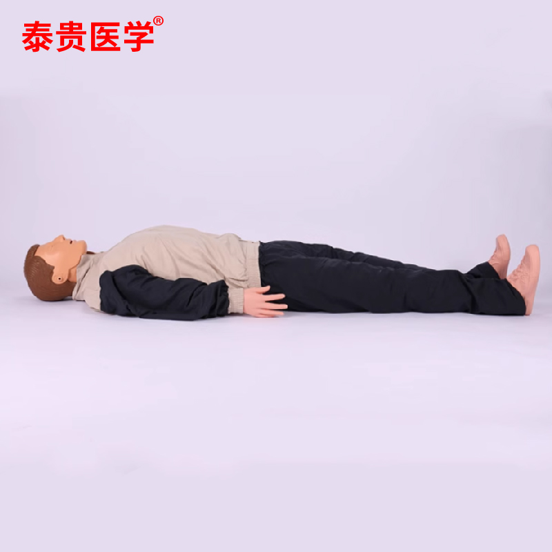 泰贵医学 TG/CPRY012 全身心肺复苏模拟人 带简易呼吸器袋装 人工呼吸急救训练习假人体模型 - 图3
