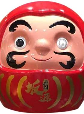 大型开运达摩雕塑日式风格烧肉居酒屋日料店门头玻璃钢装饰品摆件