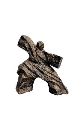 抽象太极人物雕塑摆件家居饰品书房办公室桌面复古陈设树脂工艺品